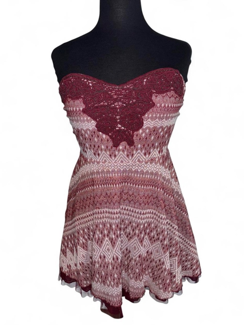 Y2K Free People Strapless Mini Dress/ Top
